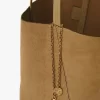 Chloé Spin tote bag in suede leather