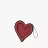 Chloé Symbols Heart flat pouch in grained leather