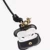 Chloé Symbols Snake earpods case in grained leather