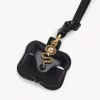 Chloé Symbols Snake earpods case in grained leather