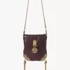 Château Treasures chain flap bag in grained leather