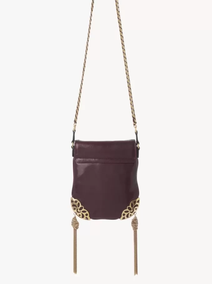 Château Treasures chain flap bag in grained leather