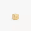 Cube Dice bracelet charm in brass