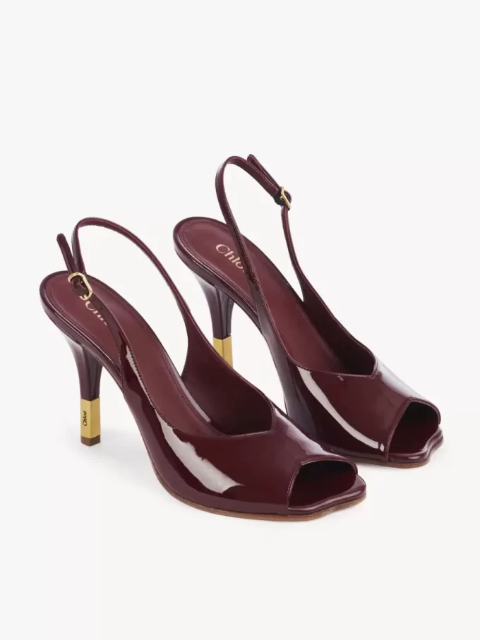 Heeled Flower Sandal