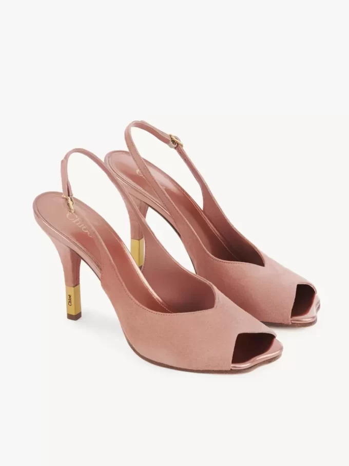 Heeled Flower Sandal