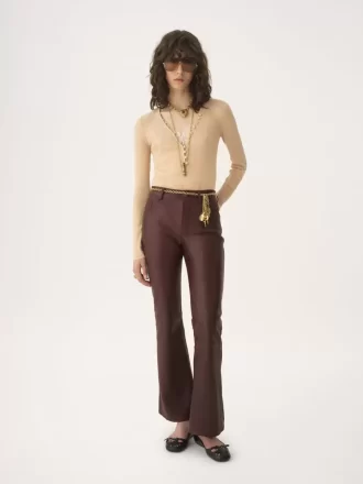 Henley shirt in a merino wool knit