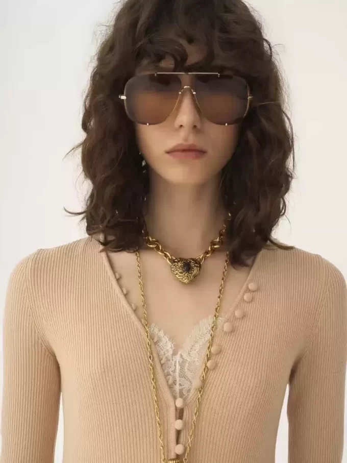 Henley shirt in a merino wool knit