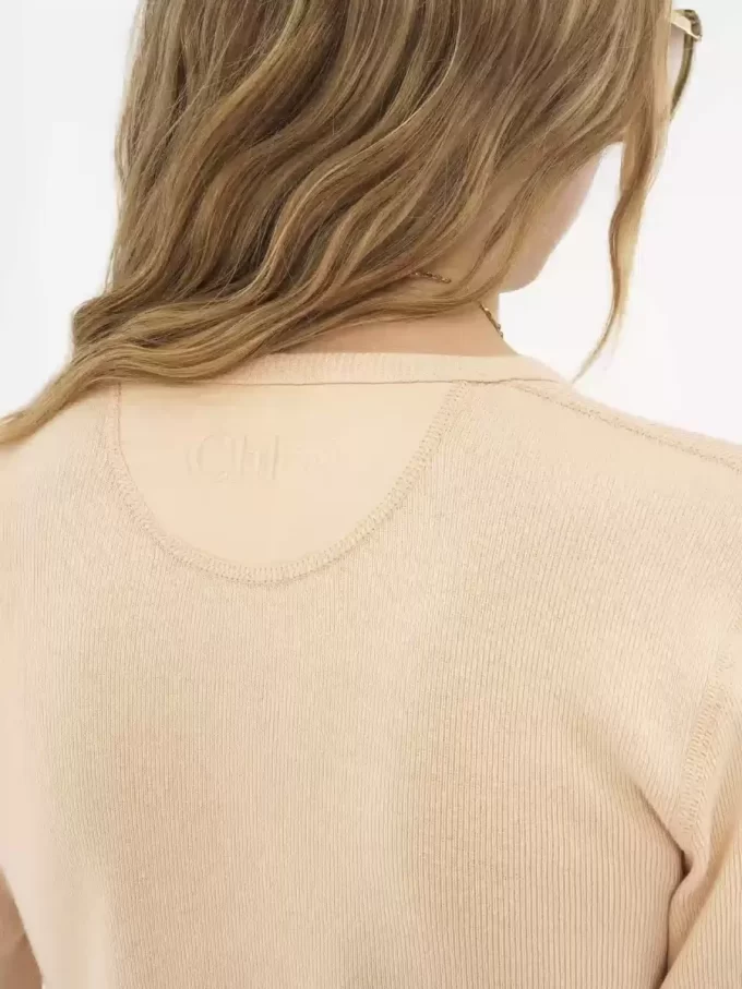 Henley shirt in cotton jersey