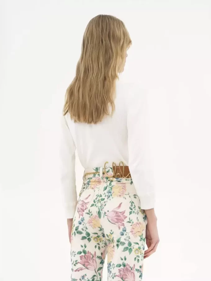 Henley shirt in cotton jersey