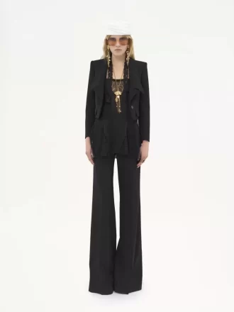 Heritage tailored jacket in wool gabardine