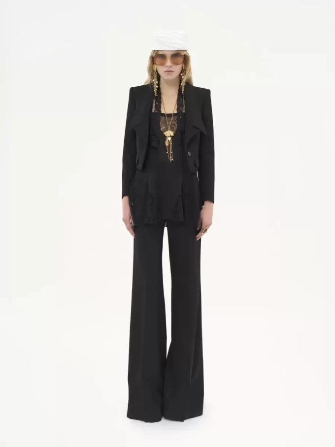 Heritage tailored jacket in wool gabardine