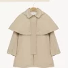 Hooded trench coat