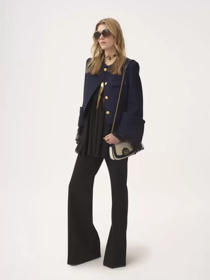 Horse Medal crossbody bag in canvas & grained leather Horse Medal crossbody bag in canvas & grained leather