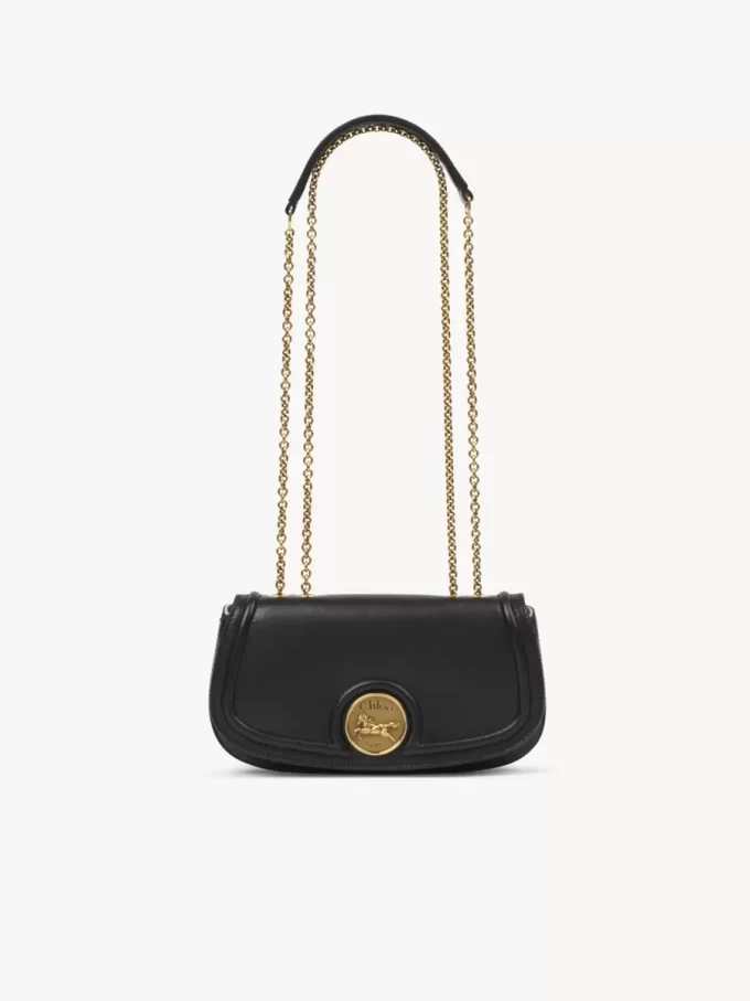 Horse Medal crossbody bag in grained leather