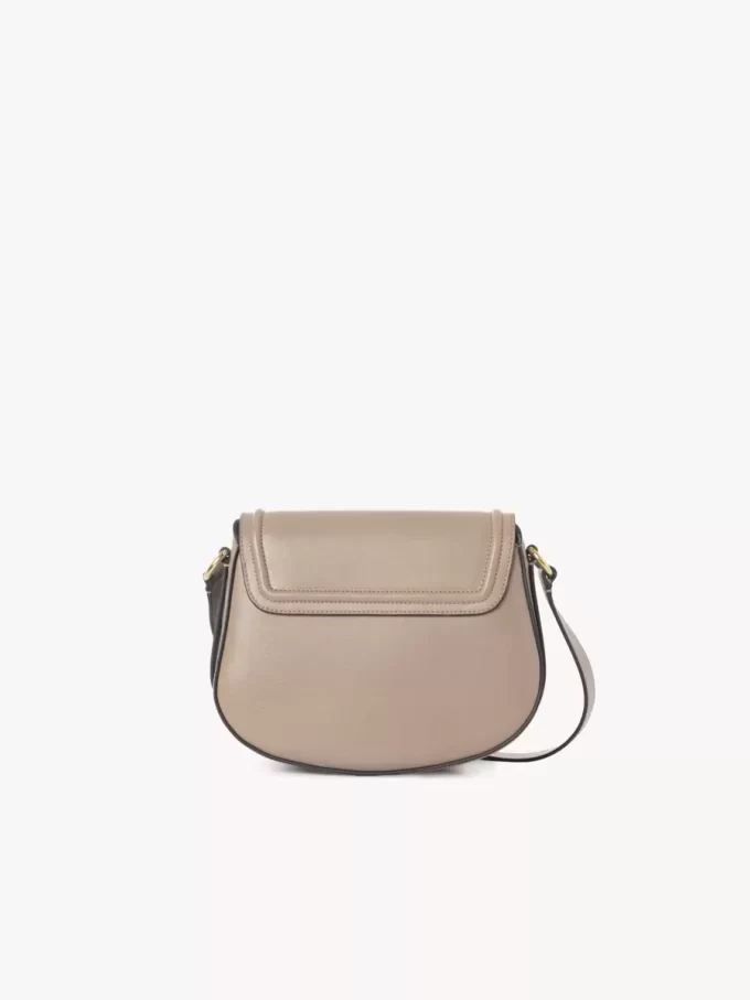 Horse Medal saddle bag in grained leather