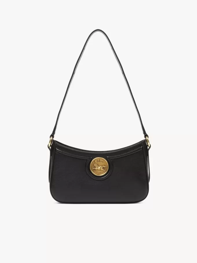 Horse Medal shoulder bag in grained leather