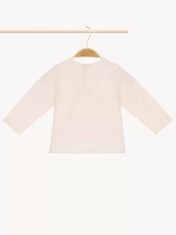 Kids’ long-sleeve logo top