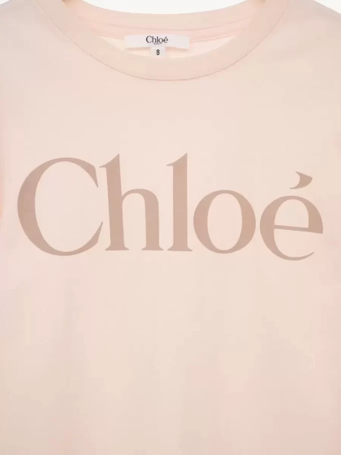 Kids’ long-sleeve logo top