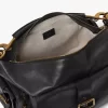 Large Camera bag in shiny leather