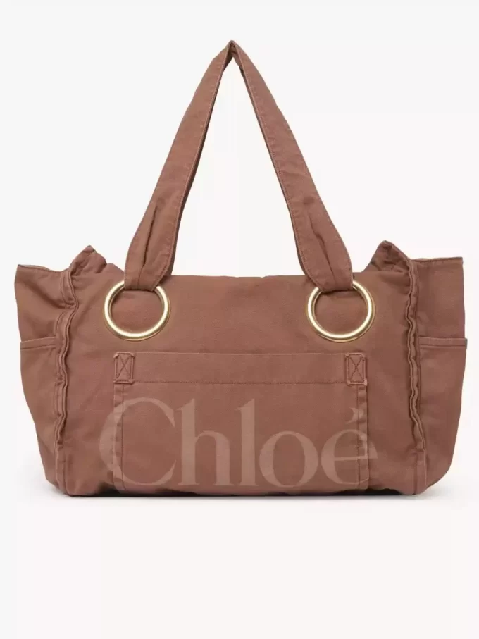 Large Chloé Plage tote bag in cotton