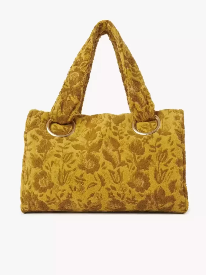 Large Chloé Plage tote bag in jacquard terry