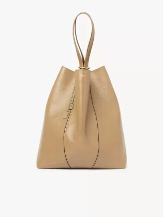 Large Chloé Spin tote bag in grained leather
