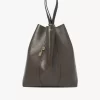 Large Chloé Spin tote bag in grained leather Large Chloé Spin tote bag in grained leather