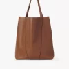 Large Chloé Spin tote bag in grained leather