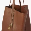 Large Chloé Spin tote bag in grained leather