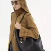 Large Chloé Spin tote bag in grained leather
