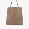 Large Chloé Spin tote bag in suede leather