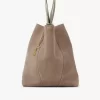 Large Chloé Spin tote bag in suede leather