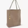 Large Chloé Spin tote bag in suede leather
