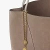 Large Chloé Spin tote bag in suede leather