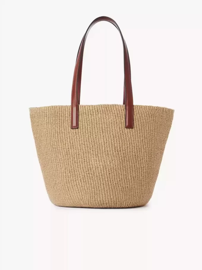 Large Horse Medal Basket in natural fibers