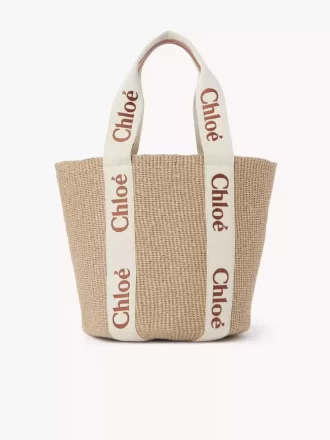 Large Woody basket in natural fibers