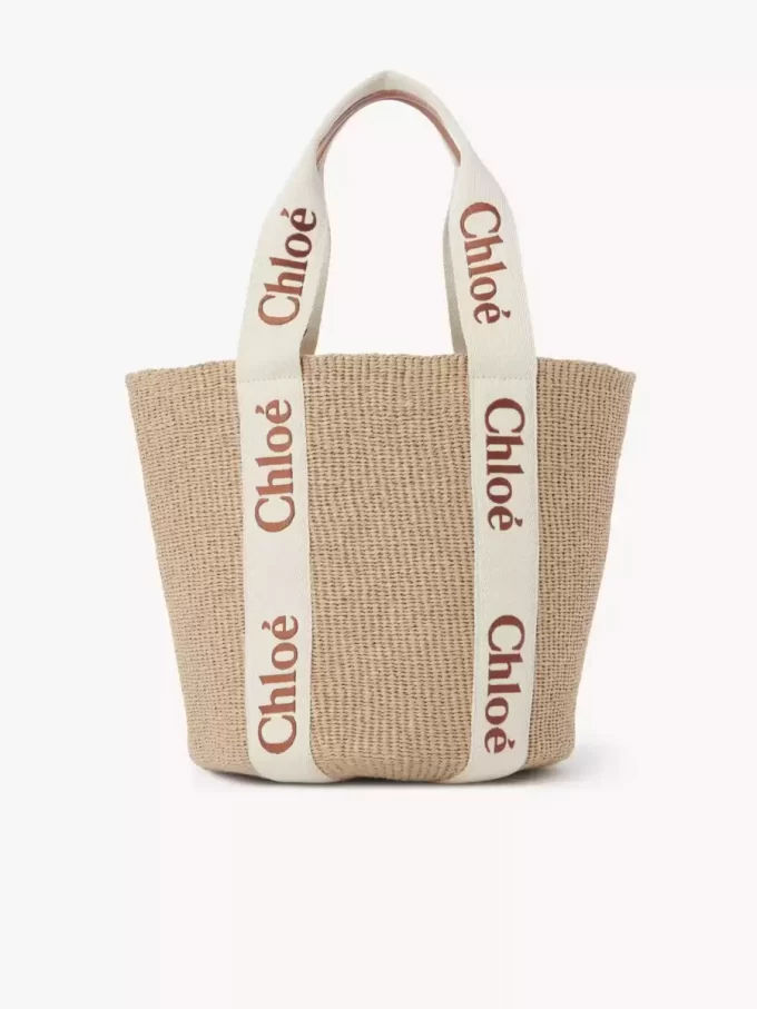 Large Woody basket in natural fibers