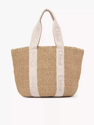 Large Woody basket in natural fibers