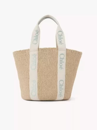 Large Woody basket in natural fibers