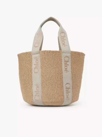 Large Woody basket in natural fibers