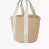 Large Woody basket in natural fibers