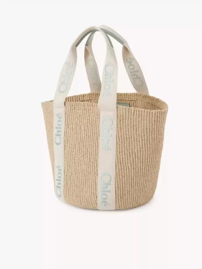 Large Woody basket in natural fibers