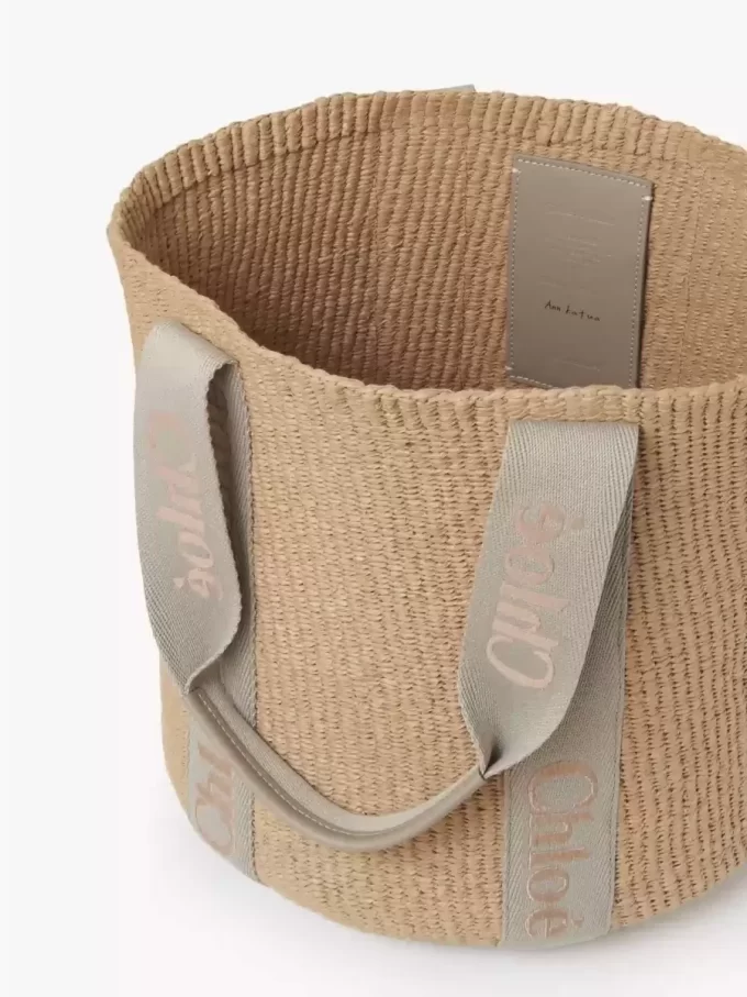 Large Woody basket in natural fibers Large Woody basket in natural fibers