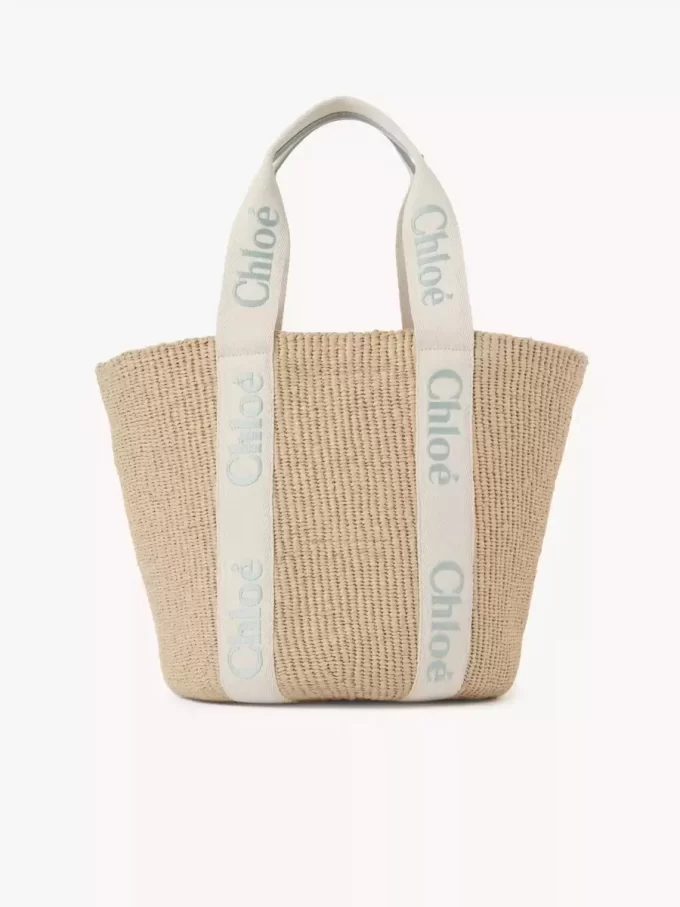 Large Woody basket in natural fibers