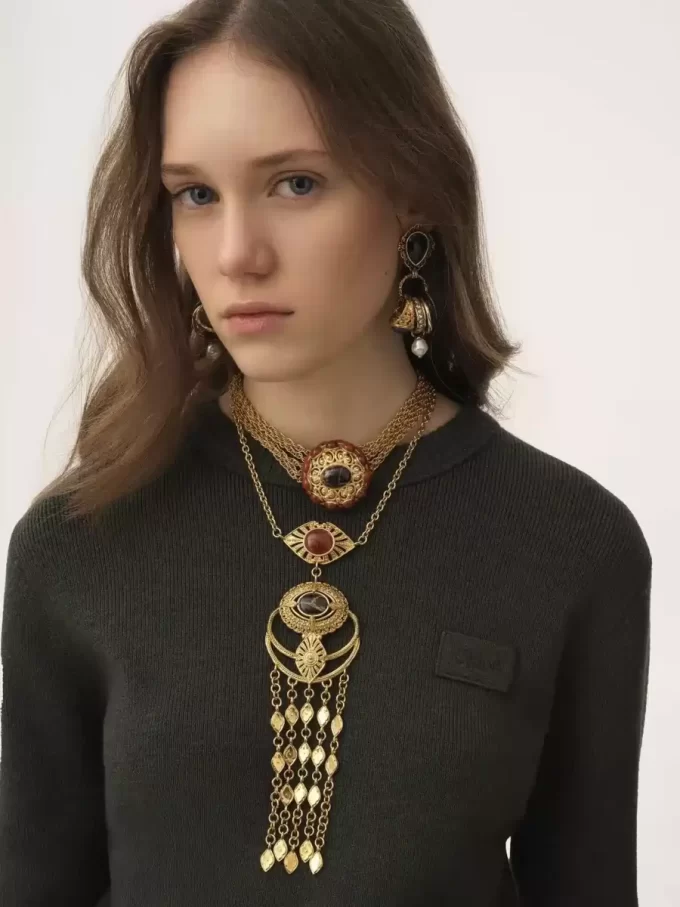 Logo sweater in a merino wool knit