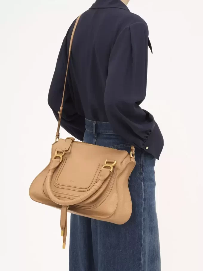 Marcie bag in grained leather