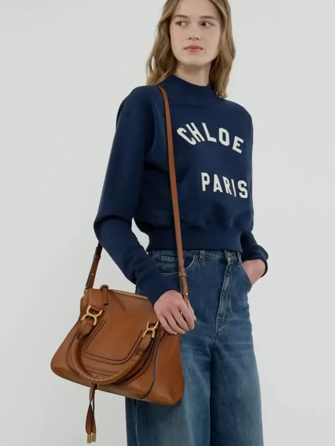 Marcie bag in grained leather