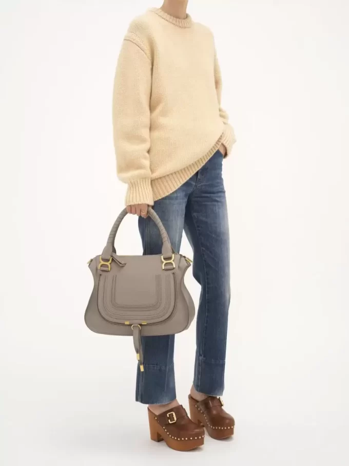 Marcie bag in grained leather