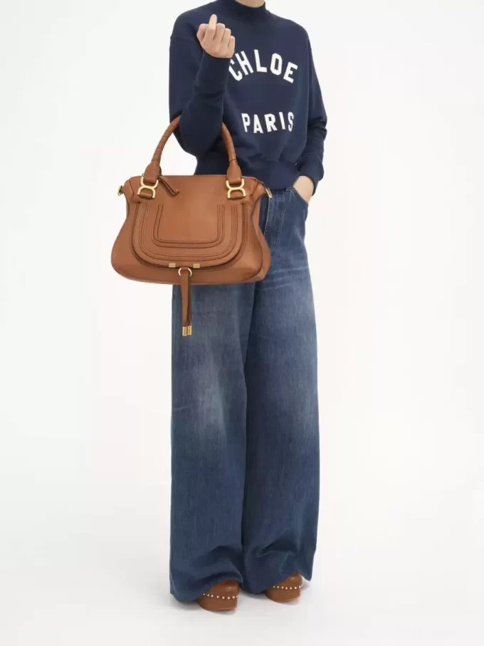 Marcie bag in grained leather