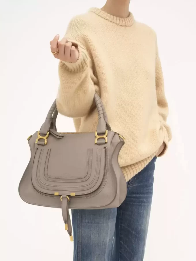 Marcie bag in grained leather